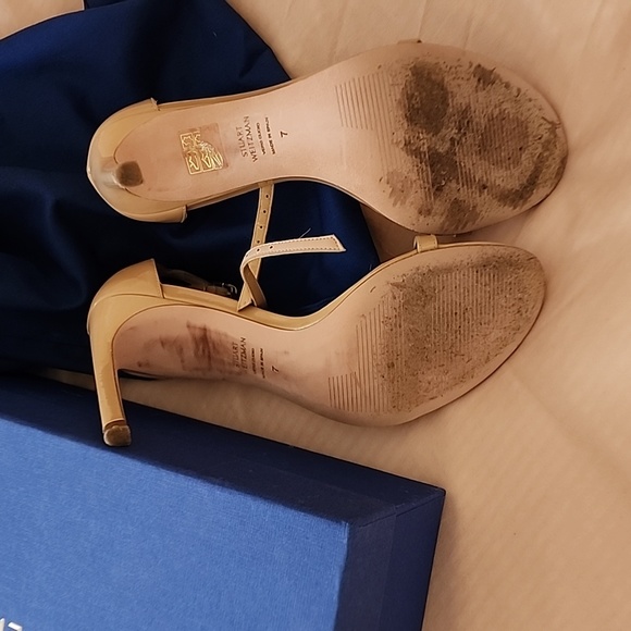 Stuart Weitzman Nudistsong Adobe Aniline (7) with box and dust bag. - Picture 3 of 10